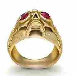 Crimson Skull Ring