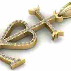 Croix  Pendent  3d printable model