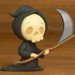 Cute Grim Reaper Figurine