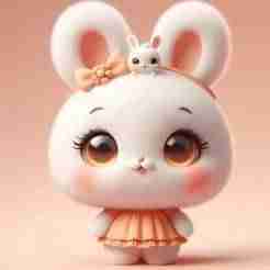 cute lovely rabbit