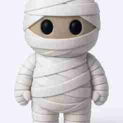 CUTE MUMMY FIGURE HALLOWEEN STYLE