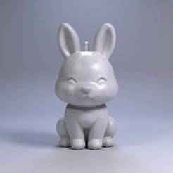 Cute Rabbit Keychain – Charm 3D Printable STL Model