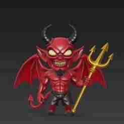 Devil Figure – 3D Sculpture