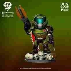 Doom Eternal Mini 3D Printer STL FIle