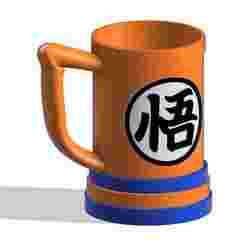 Dragon Ball Goku Chop Jar 500ml