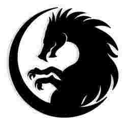 dragon in circular motion 3 - 2D/3D Wall Art STL+SVG For CNC Router, Plasma, Waterjet, Laser & 3D Printer