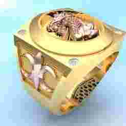 Dragon ring - Mens rings - N98