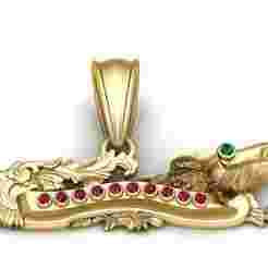 Dragon Ruby Pendant – 3D Printable Model