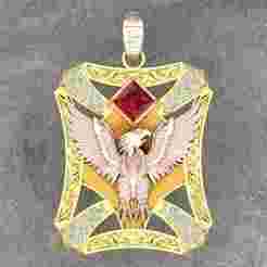 Eagle pendant - Mens pendant - N924