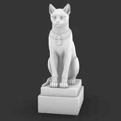 Egyptian Bastet Cat Goddess Statue