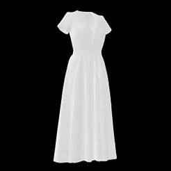 Elegant White Dress STL Model