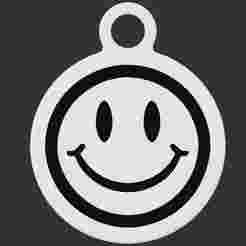 Emojis - Smiley face Keyring