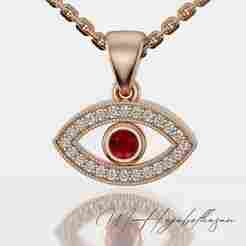 Eye of Protection Pendant - 3D Printable Jewelry Model (Free)