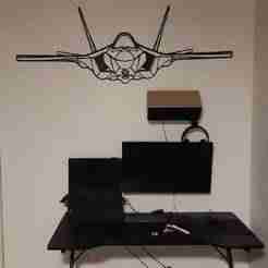 F-35 fighter jet, wingspan 160 cm.