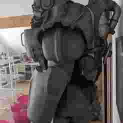 Fallout 4 T-60 Power Armor Full Suit and Helmet for Cosplay