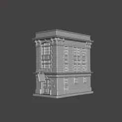 FAN ART GHOSTBUSTER FIREHOUSE MINIATURE