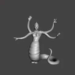 FAN ART The 7th Voyage of Sinbad 1958 NAGA SNAKE WOMAN