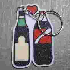 Fernet with Coke key ring (3mf - 5 colors)