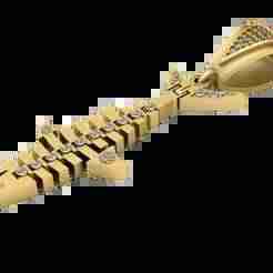 FISH BONES PENDANT 3d printable model