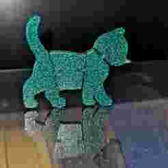 Flexi kitten keychain