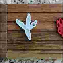 Forest Animals Footprint Keychain