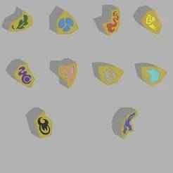 Galar Badges || Galar Medals