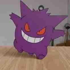 Gengar-Keychain 2D