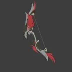 Genshin Impact Chasca Bow for 3Dprint