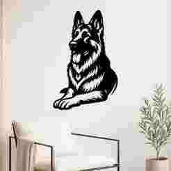 German Dog - Wall Art Onecolor