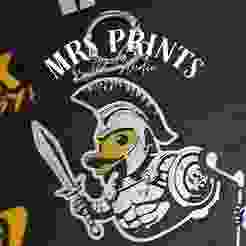 Gladiator Duck Keychain