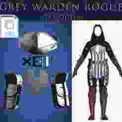 Grey Warden Rogue Armor 3D model