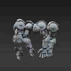 Grimdark Bionic Arms - Conversion Bits for Tabletop Miniatures