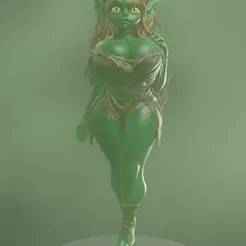 Grimgar's Siren: Goblin Shaman Chibi 3D Printable Model