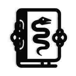 grimoire chained shut with a serpent lock 4 - 2D/3D Wall Art STL+SVG For CNC Router, Plasma, Waterjet, Laser & 3D Printer