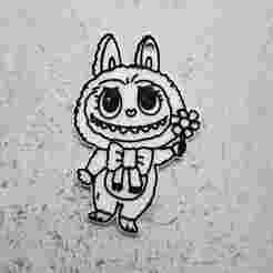 Grinny Bunny Keychain