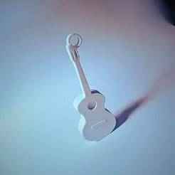 Guitar keychain