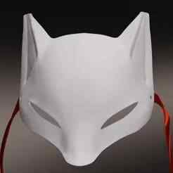 Half Fox Mask - Perihelion Prints