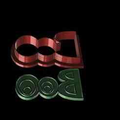 Halloween (Boo) word cutter+stamp