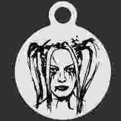 Harley Quinn Keyring