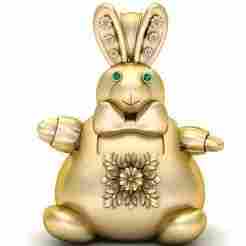 Healthy Rabbit Pendant