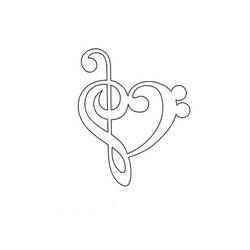 Heart Music Note