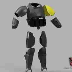 Helldivers 2 SR-18 Road Blocker Armor Diy KIT Cosplay 1:1 scale