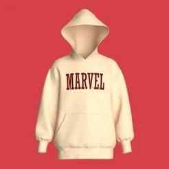 Hoodie-Marvel  | Marvelous / Clo3d / obj / fbx