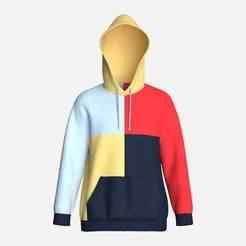 Hoodie Multi-Color | Marvelous / Clo3d / obj / fbx