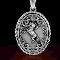 Horse pendant