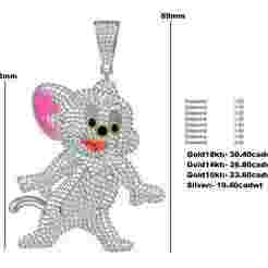 JERRY Cartoon Caracter Hip Hop Pendant