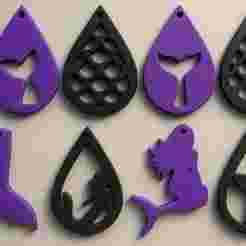 Keychain mermaid PACK X6 UNITS - Souvenir, gift
