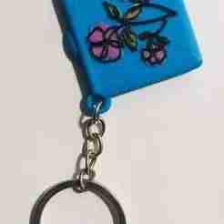 Keychain of 3 Flowers
