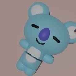 koala Koya (BT21 - BTS) keychain articulated