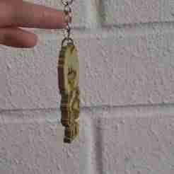 Kris Deltarune Keychain | 3D Print Fanart/Deltarune/Undertale/Keychain